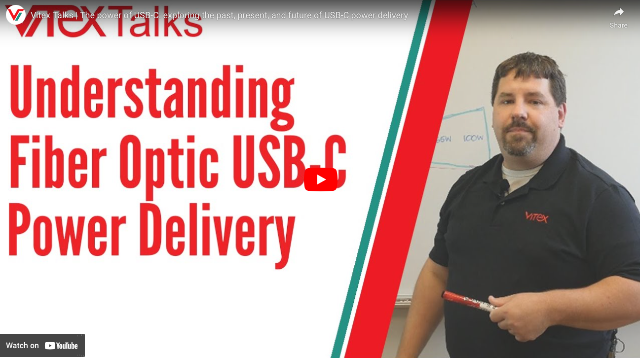 Fiber Optic USB-C Power Delivery