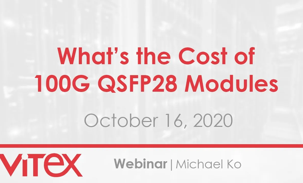 |Cost of 100G QSFP28